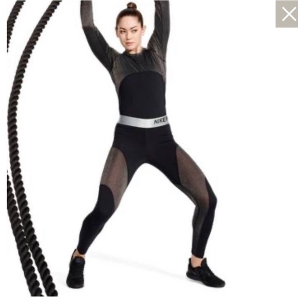 Nike PRO Warm Dri-Fit Leggings - Picture 2 of 6